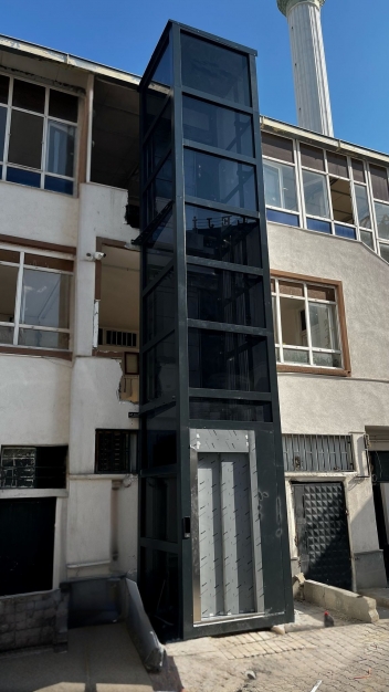  Kapalı Tip Kabinli Engelli Asansoru 3
