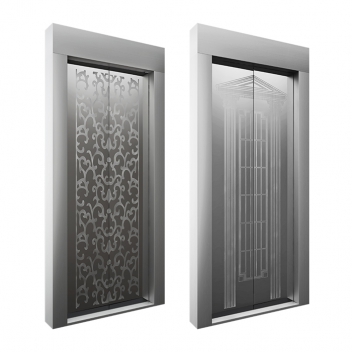 2 باب طابقي  مركزي ضلفتين    2 PANEL MERKEZİ KAT KAPISI